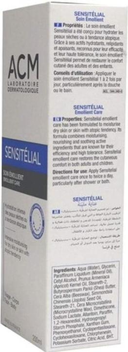 Produktbild ACM Laboratoire Sensitelial Emollient Care 200ml (Körperlotion, 200 ml)