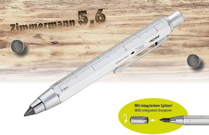 Immagine prodotto Troika Zimmermannsbleistift ZIMMERMANN 5,6 (5.60 mm, HB, 1 x)