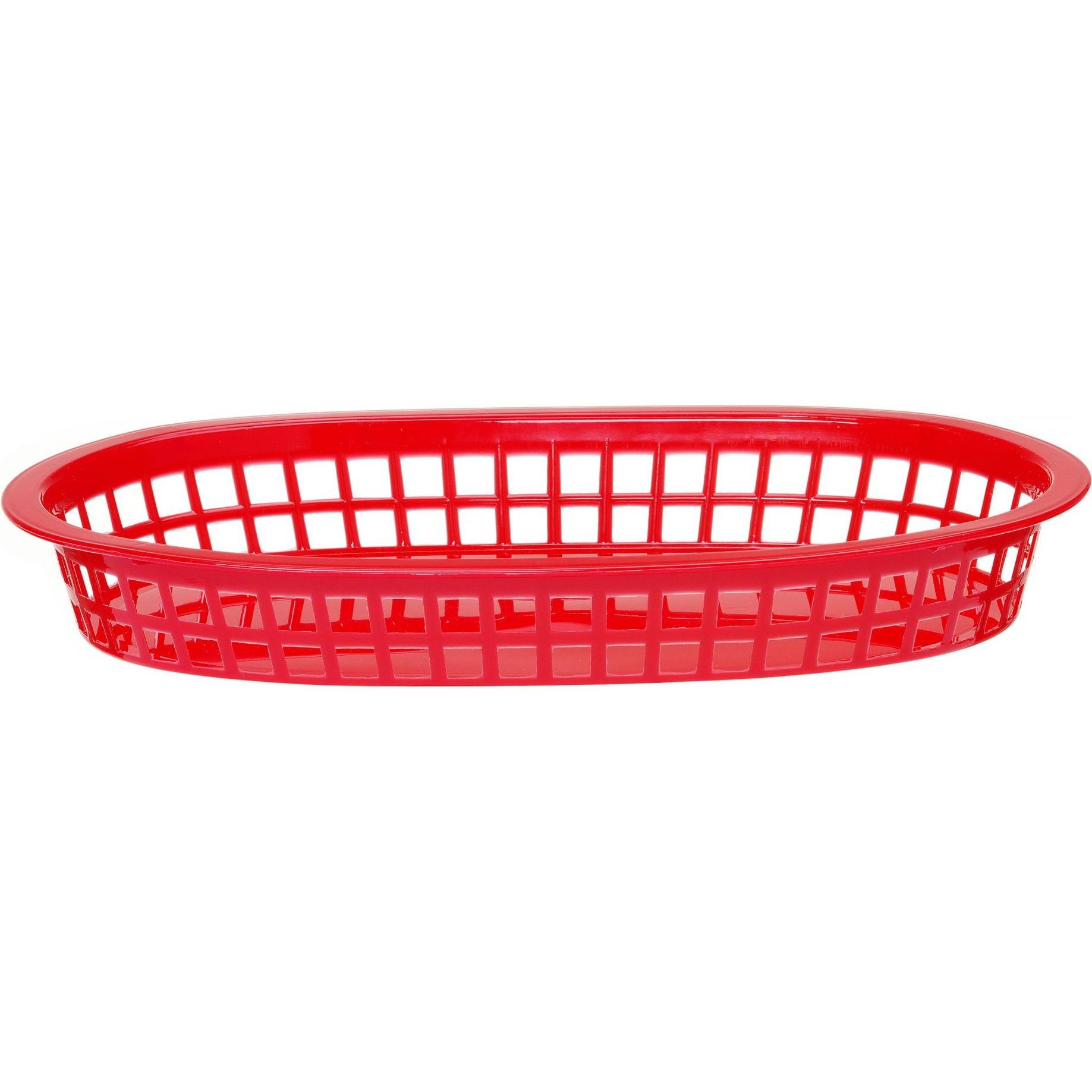 Hendi Servierkörbe im Fastfood-Stil, Rot, Stk.,x(H)mm, Brotaufbewahrung, Rot