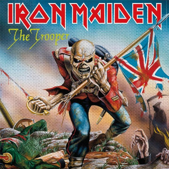 Immagine prodotto Iron Maiden Stampa su tela di The Trooper (40 x 40 cm)
