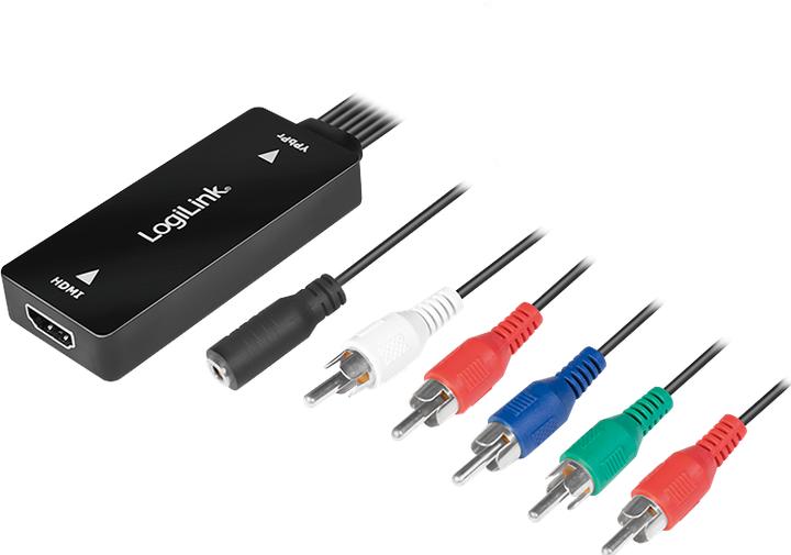 Immagine prodotto LogiLink HDMI a YPbPr (Digitale -> Digitale, Interruttore audio)