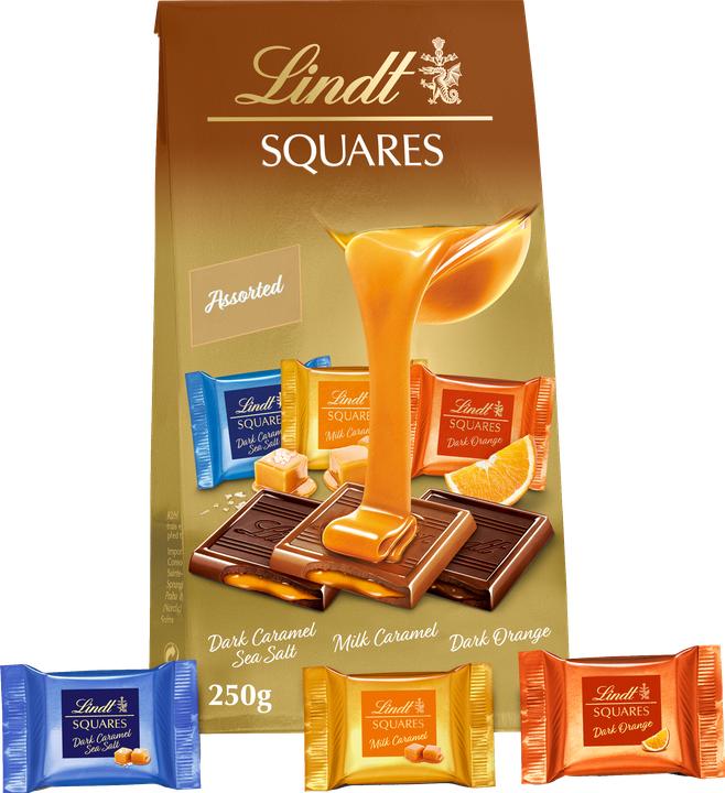 Actual product image Lindt Squares Assorted (280 g)