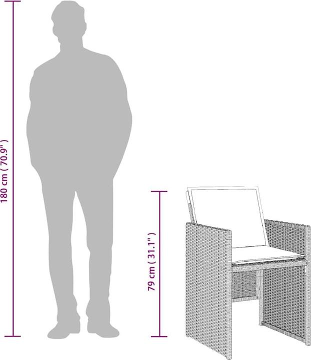 Actual product image vidaXL Kalama (220 cm)