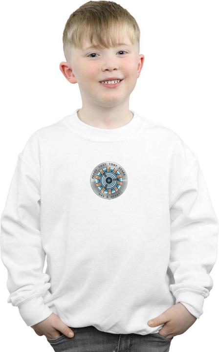 Produktbild Jungen Avengers Endgame Tony Stark Herz Sweatshirt (116)