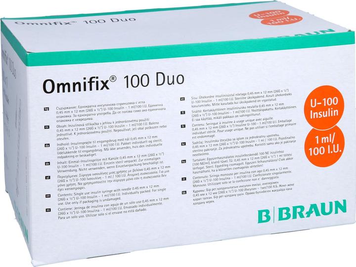 Image du produit B.Braun Omnifix duo avec canule G26