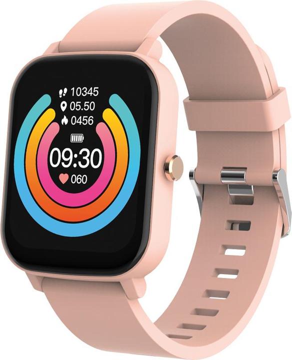 Actual product image Maxlife smartwatch MXSW-110 powder pink