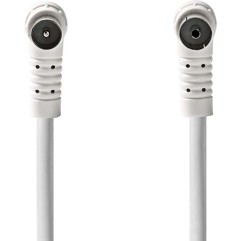 Thumbnail - Nedis Koaxial Kabel IEC (Coax) Stecker IEC (Coax) Buchse Vernickelt 120 dB 75 Ohm 4-fach (120 dB, Antennenkabel), Antenn...