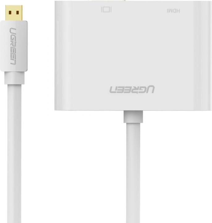 Produktbild Ugreen Micro HDMI auf HDMI / VGA Adapter mit Audio (Micro HDMI, 30 cm)