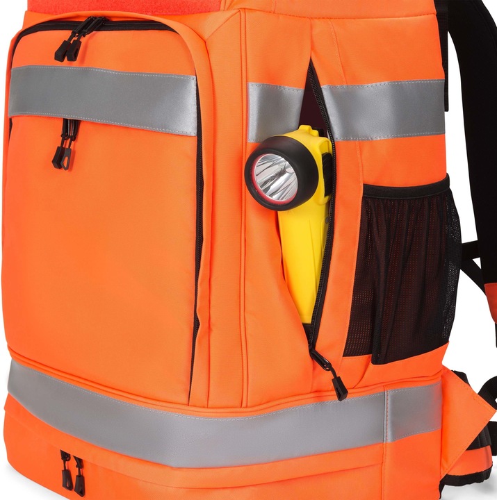 Actual product image Dicota Backpack Hi-Vis 65 litres – orange (65 l)