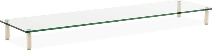 Actual product image Fromm & Starck Schreibtischaufsatz Monitorerhöhung Bildschirmerhöhung 2 Monitore aus Glas
