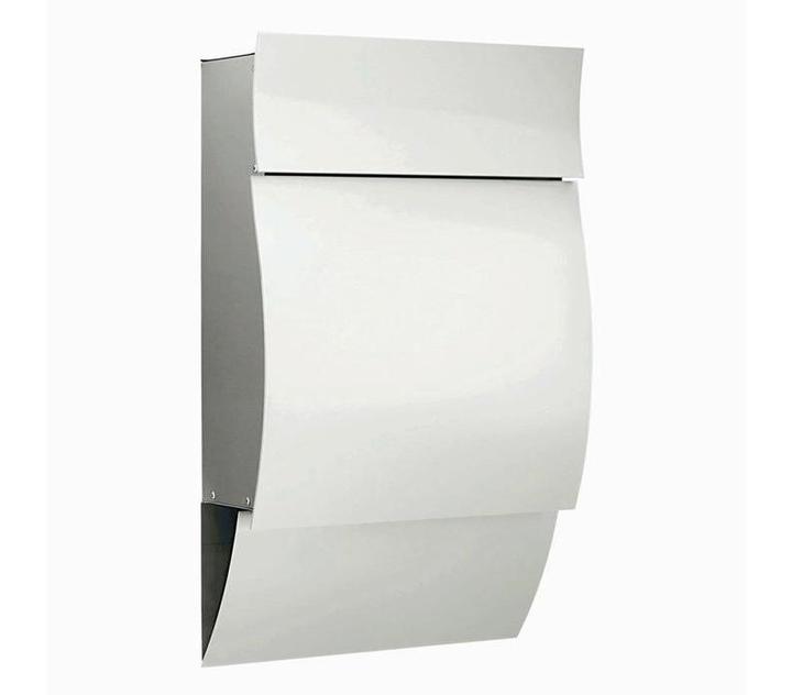 Produktbild Burg Wächter Briefkasten Opera 3755 Höhe 594 mm Breite 370 mm Tiefe 155 mm Edelstahl Edelstahl DIN C4