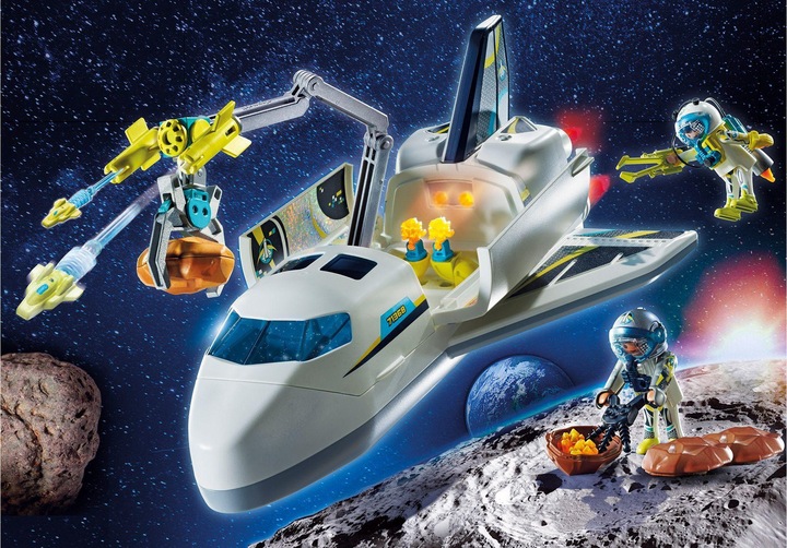 Actual product image Playmobil Space Shuttle on Mission (71368, Playmobil Novelmore)