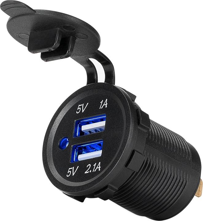 Daier USB Einbaubuchse 3.1A mit 2 USB-A