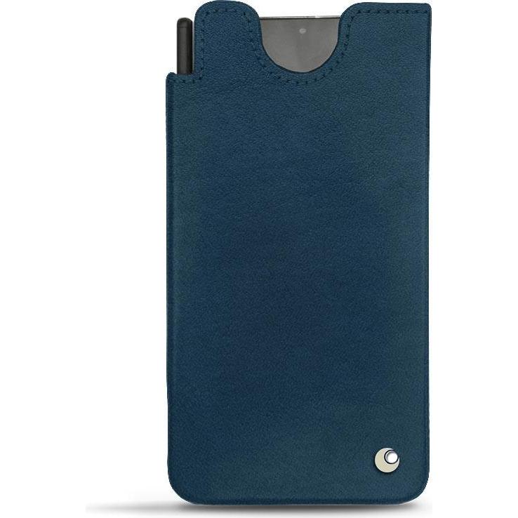 Noreve Lederschutzhülle (Samsung Galaxy S21 Ultra), Smartphone Hülle, Blau