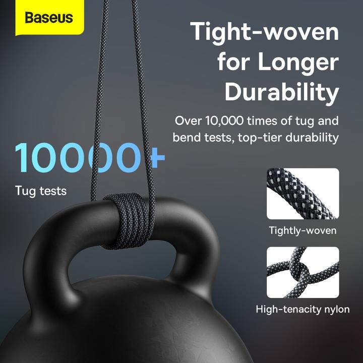 Image du produit Baseus Câble USB vers USB-C Dynamic Series, 100W, 2m (noir) (2 m, USB 2.0, 100 W)