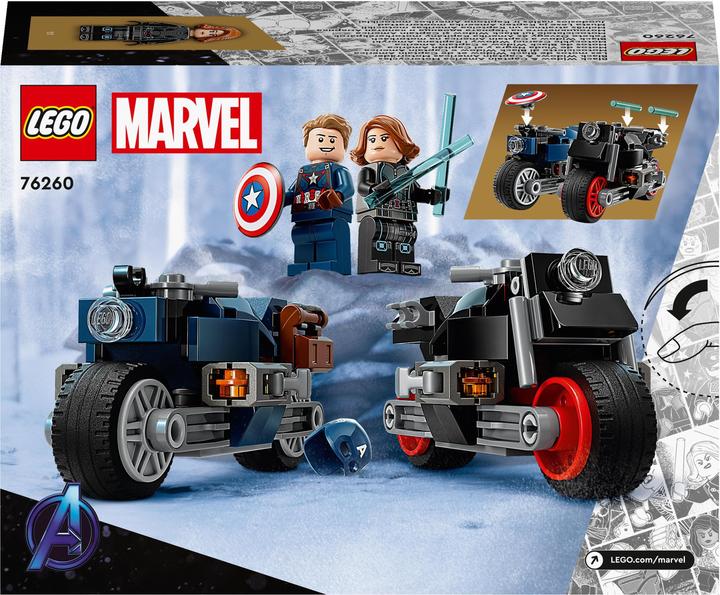Produktbild LEGO Black Widows & Captain Americas Motorräder (76260, LEGO Marvel)