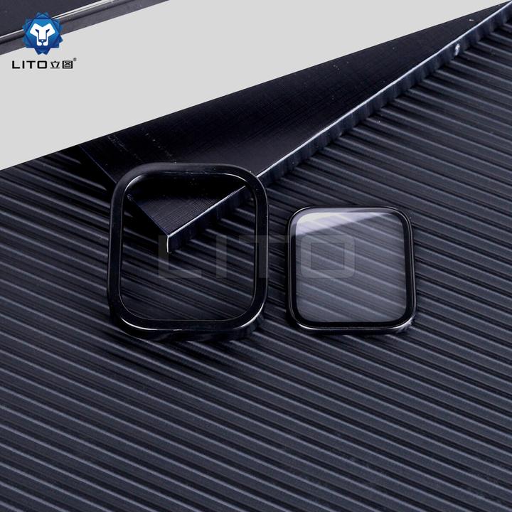 Actual product image Lito Apple Watch armoured glass with frame