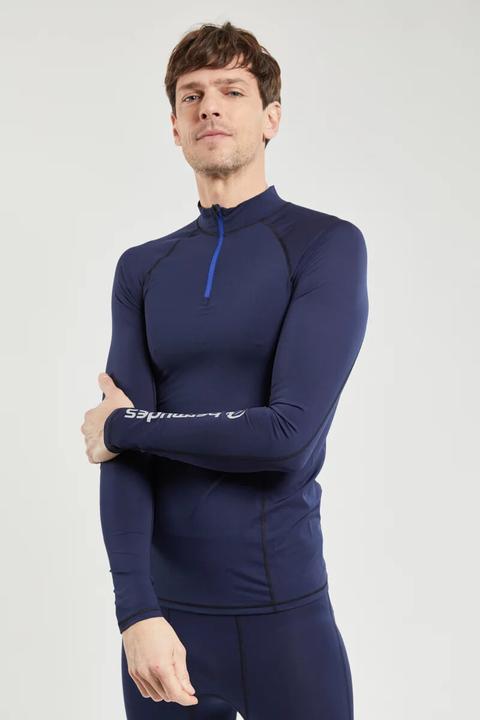 Actual product image Bermudes Tee-Shirt Base Layer, 1/4 Zip, Herren (40, M)