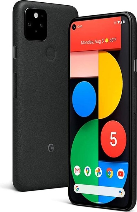 Produktbild Google Pixel 5 (128 GB, Just Black, 6", Single SIM, 12 Mpx, 5G)