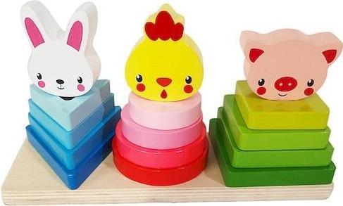 Produktbild Smily Holzpuzzle Tiere