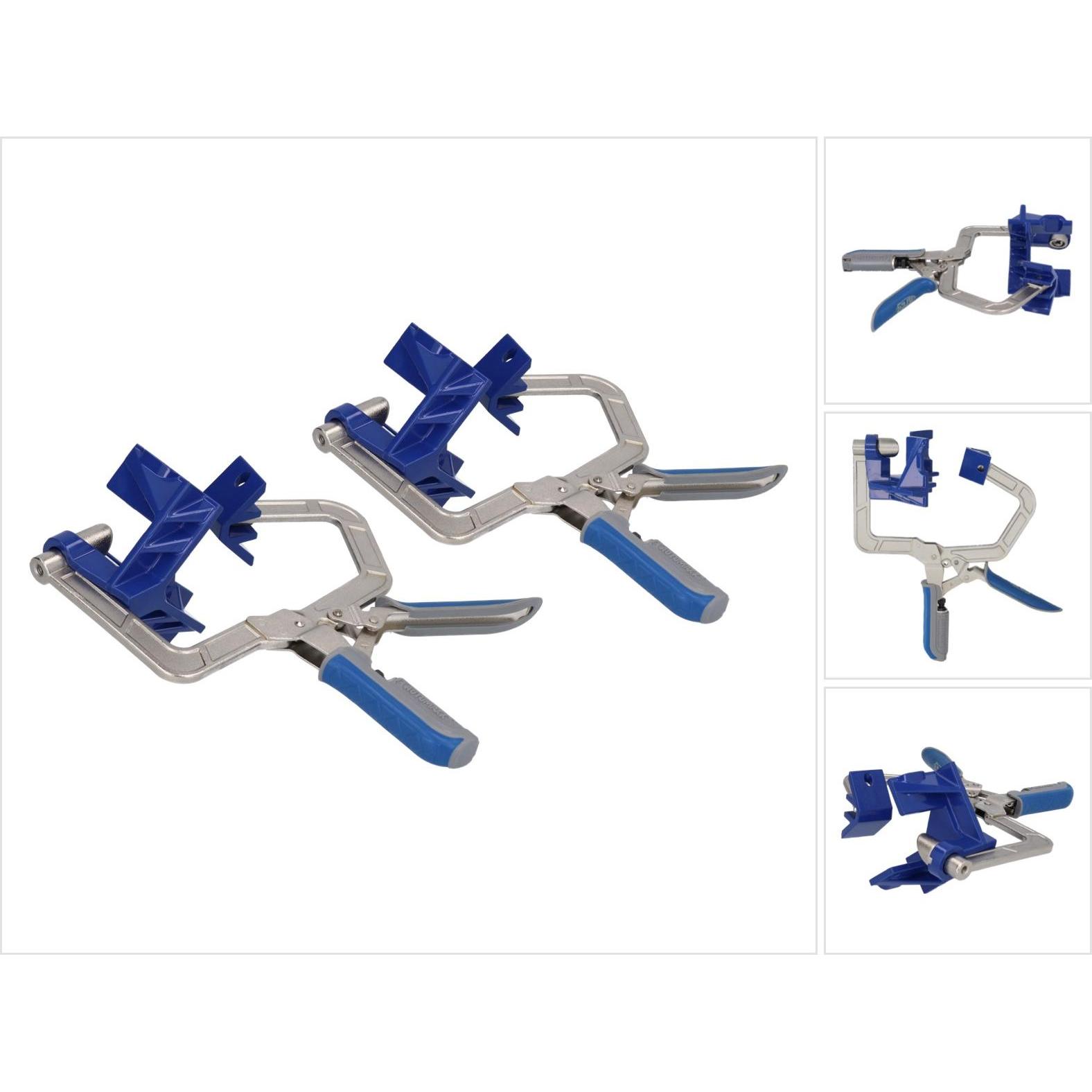 Kreg, Schraubstock + Zwinge, Set 2x Automaxx Eckzwinge 90Â° 25 mm ( KHCCC ) Klemmzwinge Zwinge (25 mm)