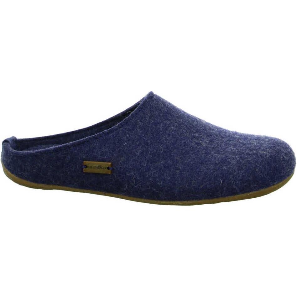 Haflinger, Unisex, Hausschuhe, Hausschuhe, Blau, (43)