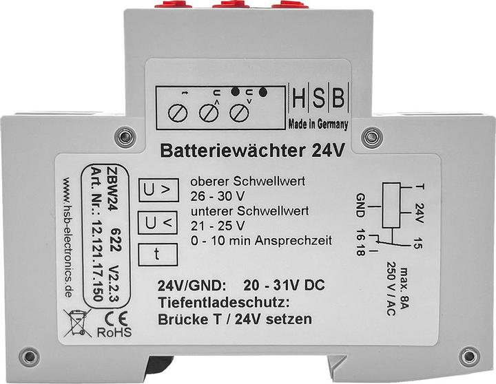 Image du produit Westech Surveillance de la tension 24V