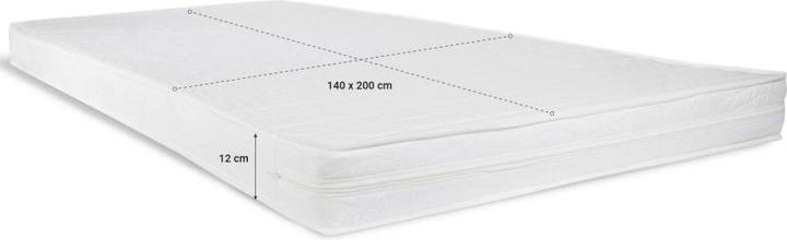 Produktbild Homestyle4u Holzbett mit Matratze & Lattenrost (140 x 200 cm)