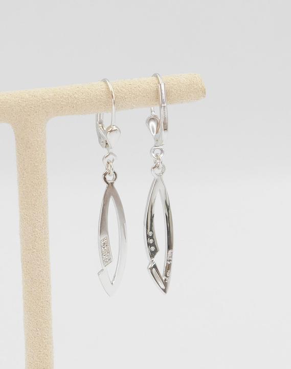 Image du produit Muau Boucles d'oreilles (Or blanc)