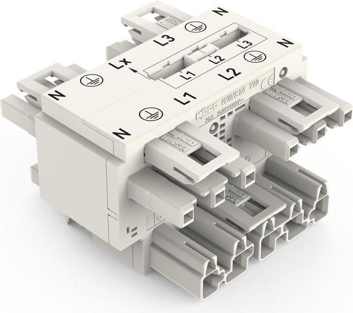Actual product image Wago Mains distributor Mains plug -