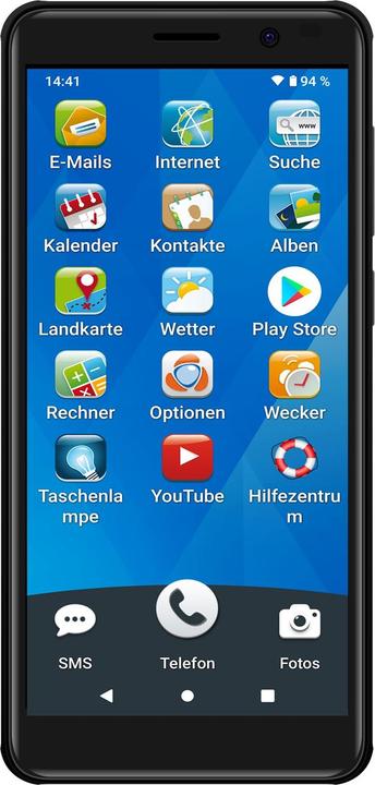 Immagine prodotto Ordissimo LeNuméro2 mini 5,45" 4G Quad-Core 32GB Dual-Sim (32 GB, Nero, 5.45", SIM singola, 4G)