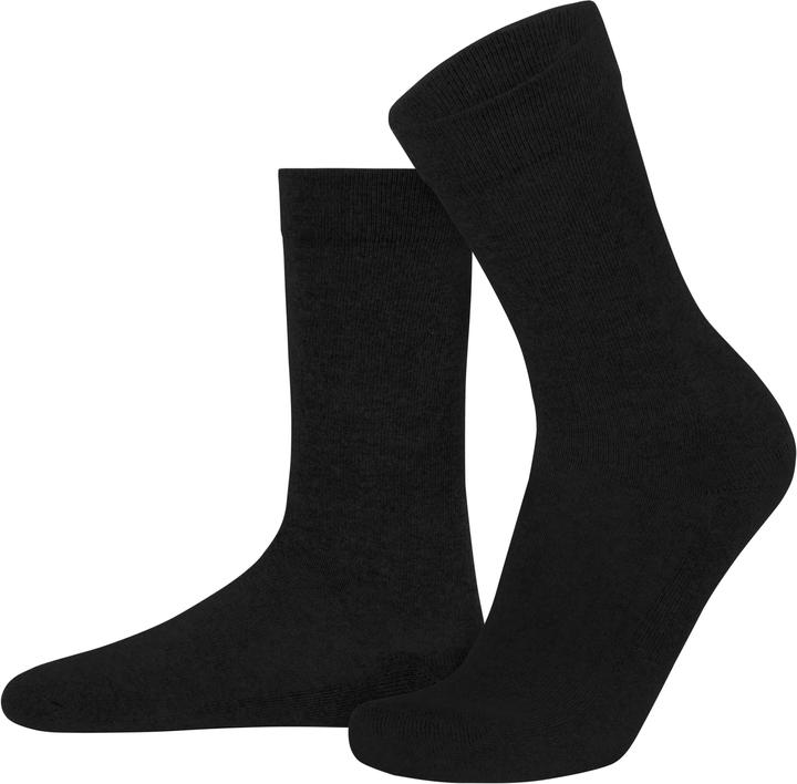 Actual product image Normani 6 pairs of health socks with comfort cuff and towelling sole - 9191 (pack of 6, 43 - 46)