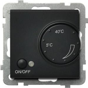 Actual product image Ospel Sonata Temperature Controller with Underbody Sensor Black Metallic (RTP-1R).