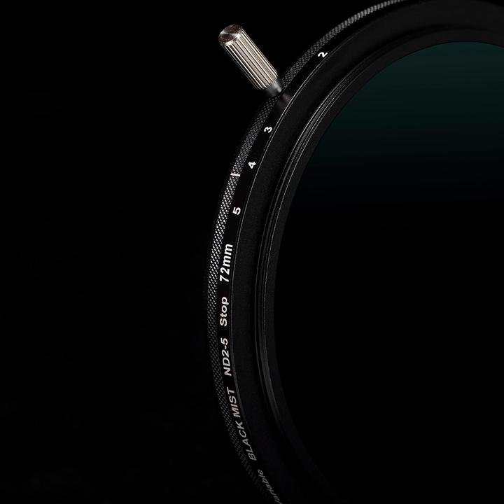 Actual product image Kase Variable Black Mist 1/4 Filter 2-5 stop 67mm (67 mm, Neutral density filter)