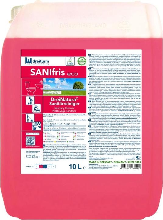 Actual product image Dreiturm SANIfris eco | DreiNatura Sanitärreiniger