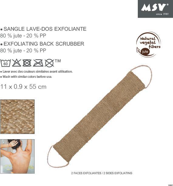 Actual product image MSV Back scrubber