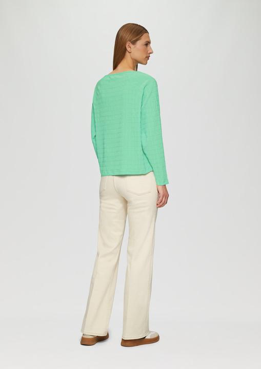 Immagine prodotto S.Oliver T-Shirt Strukturiertes Jersey-Shirt mit Raglan-Ärmeln (42)