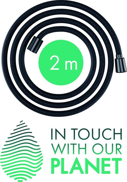 Image du produit hansgrohe Designflex flexible de douche textile, longueur 2000mm, 28230 (200 cm)