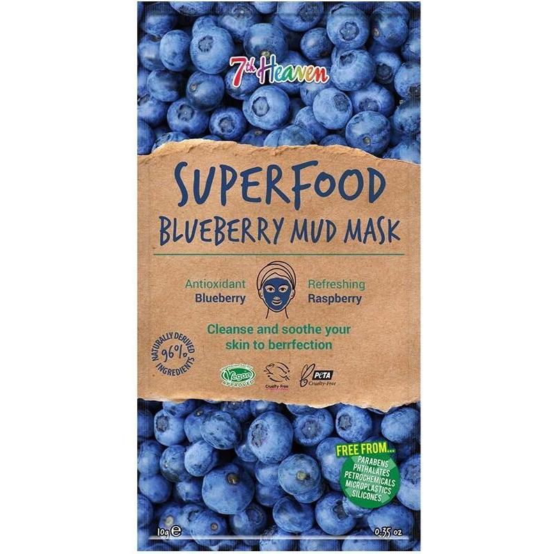 7th Heaven, Gesichtsmaske, Montagne Jeunesse Superfood Heidelbeer-Schlamm-Maske 10g