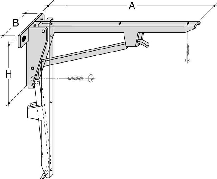 Produktbild Hebgo Klappkonsolen KL