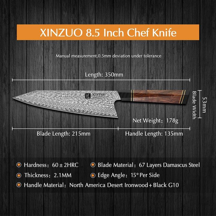 Produktbild Xinzuo Chefmesser (21.50 cm)