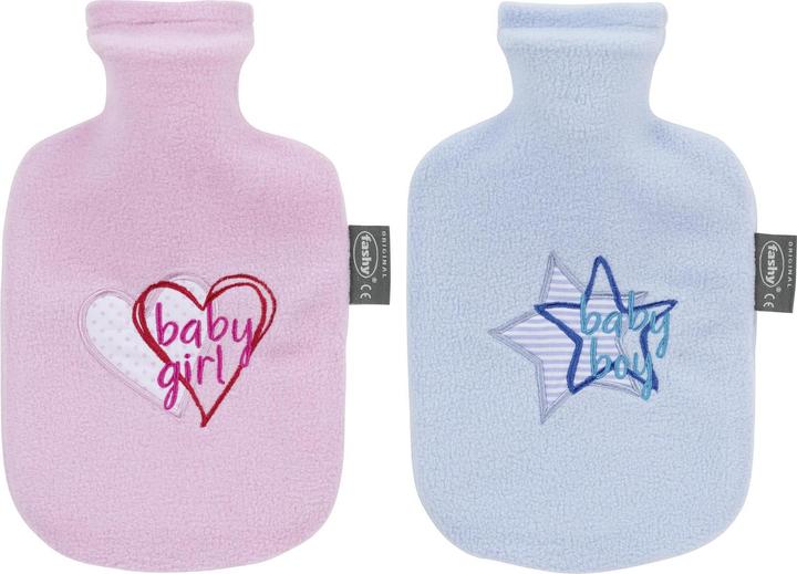 Immagine prodotto Fashy Borraccia per bambini Azzurro Baby Boy Copertura in pile termoplastica (0.80 l)