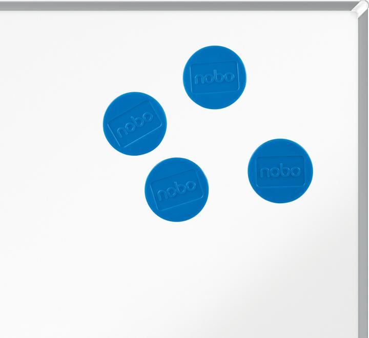 Actual product image Nobo Holding magnet Ø 3.8 cm 4 pieces, Red (4 x)