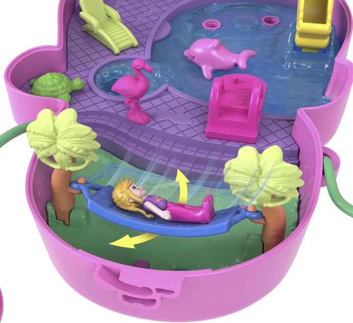 Actual product image Polly Pocket Play set monkey mum and baby