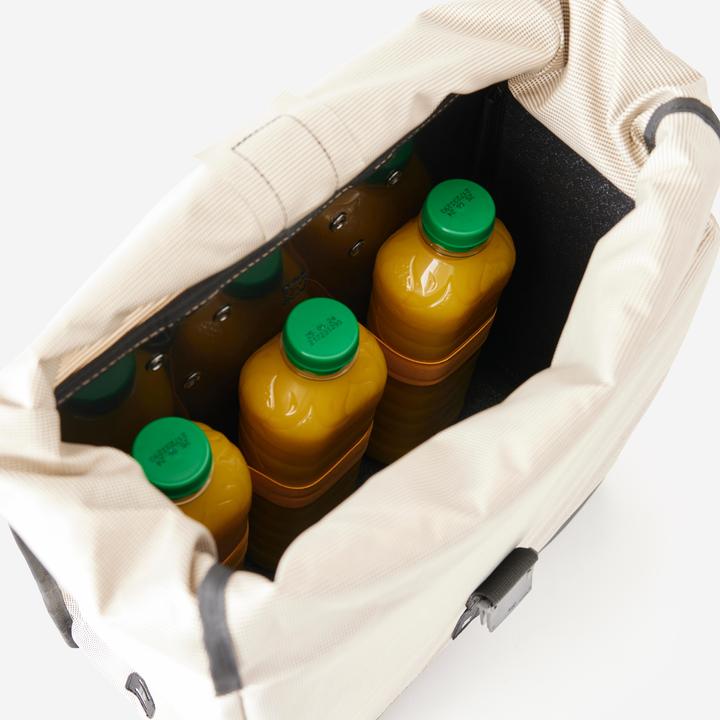 Immagine prodotto Decathlon Borsa bici doppia 500 2 × 20 litri beige (40 l, Borsa portapacchi)