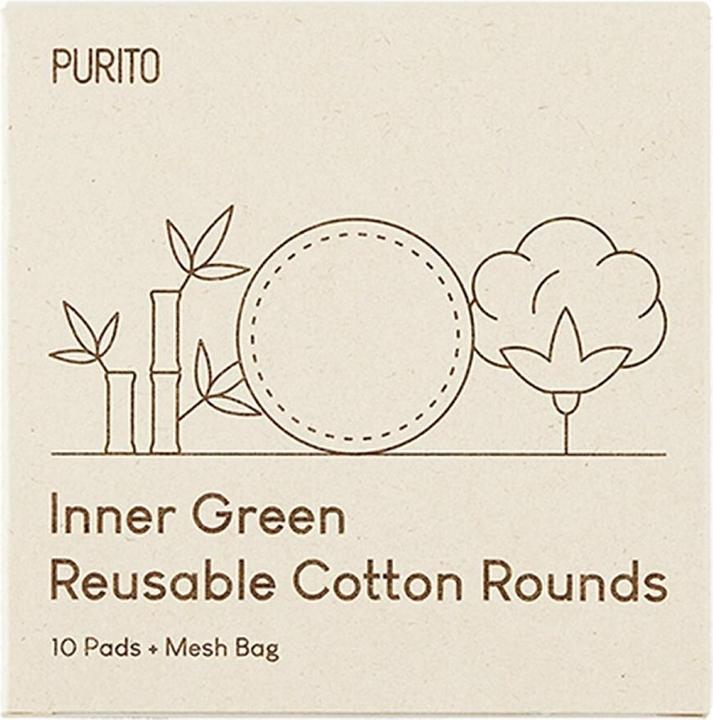 Purito Inner Green Reusable Cotton Rounds