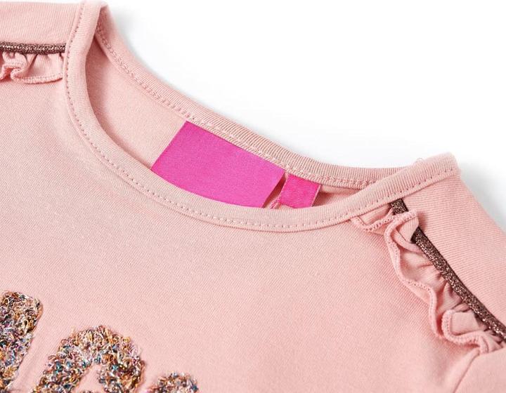 Immagine prodotto vidaXL Camicia da bambino a maniche lunghe rosa chiaro 104,Materiale: 95 % cotone. 5 (104)