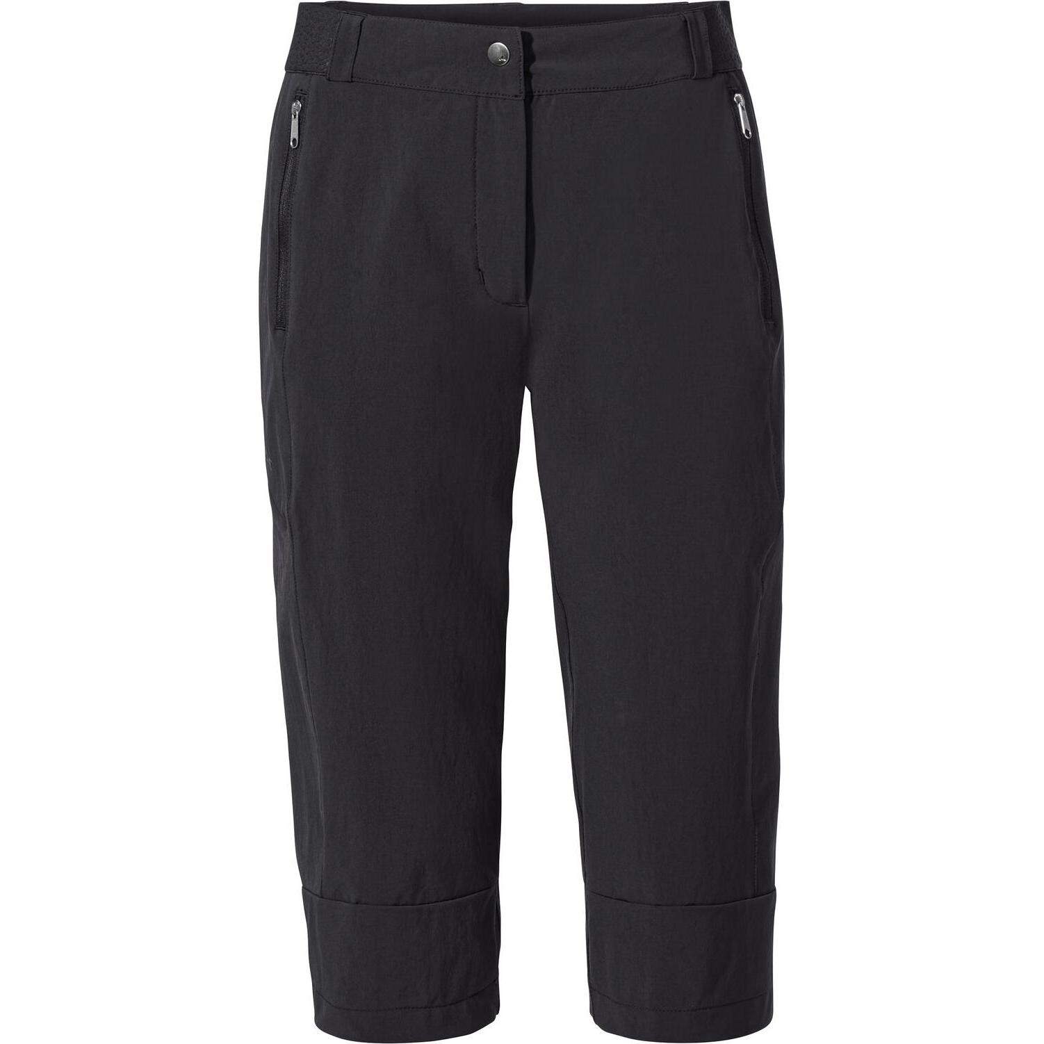 Vaude, Damen, Outdoorhose, Women's Farley Stretch Capri III (44), Schwarz, 44