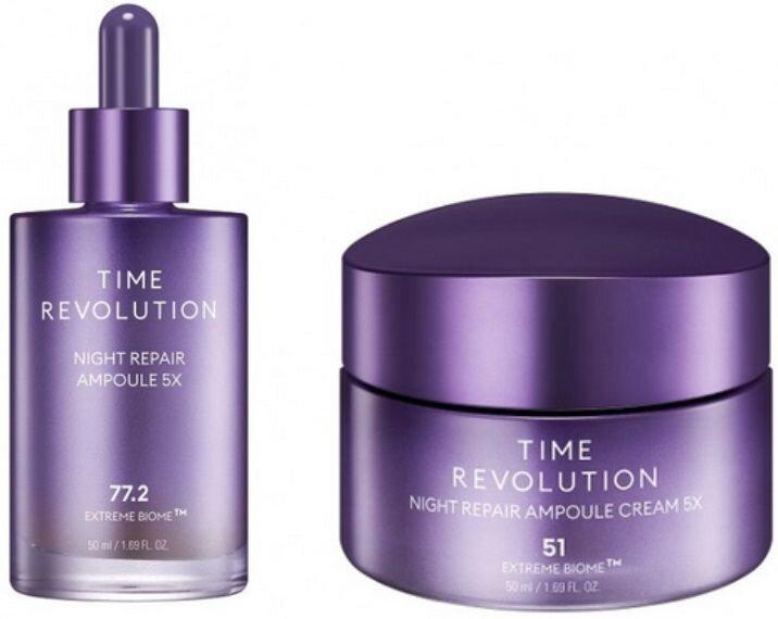 Missha Time Revolution Night Repair Geschenkset mit Ampulle und Creme, Duo (Gesichtspflege Set)