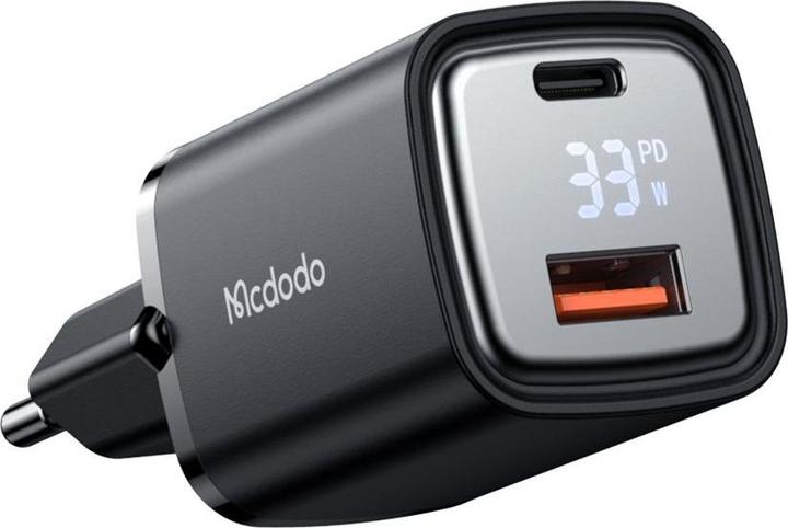 Produktbild Mcdodo Charger CH-1701 33W with display (black) (33 W, 2 Ports)